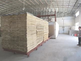 Il gas termico economizzatore d'energia dell'attrezzatura di essiccazione del legno dell'attrezzatura/forno del trattamento ha prodotto