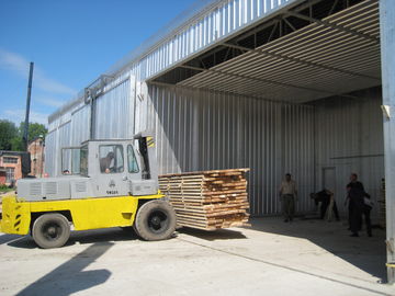 Forno a legna stabile 50m3 Asciugatrice di legno Forno di asciugatura di legno 150 kg / m2 Carico di neve